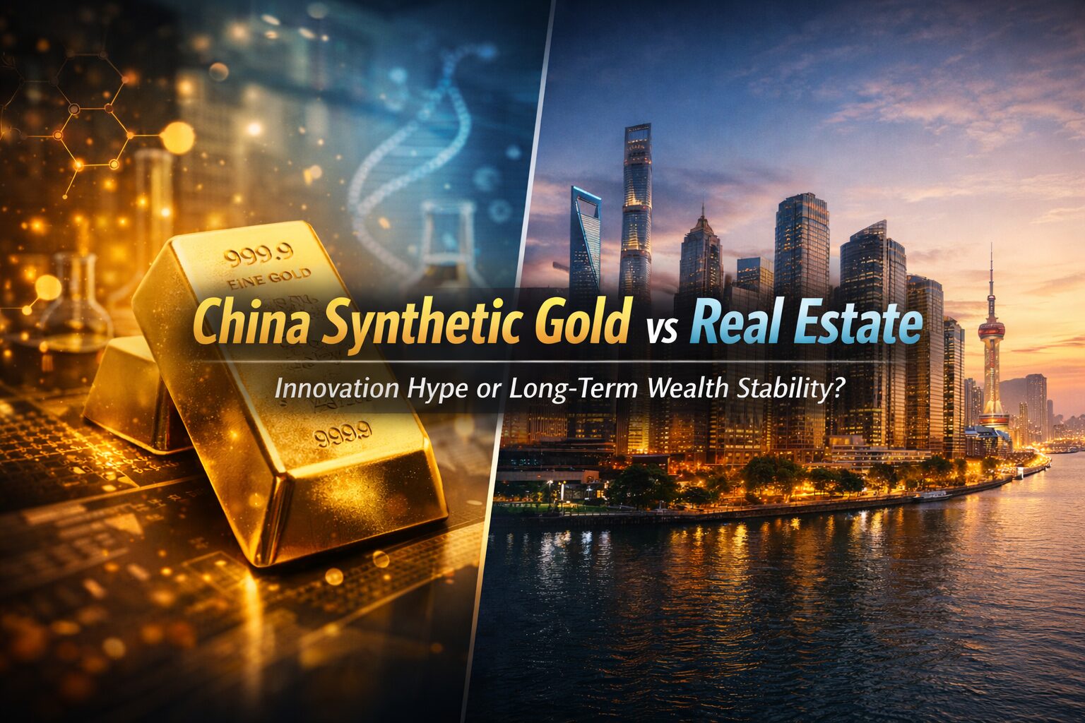 china synthetic gold vs real estate investment